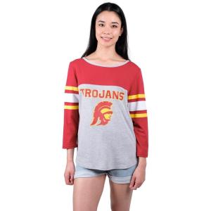 imageUltra Game Womens NCAA Official Wot Raglan Baseball 34 Long Sleeve Tee ShirtTeam Color