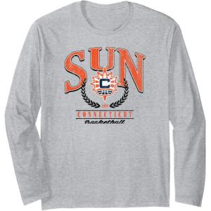 imageWNBA Connecticut Sun Top Class Officially Licensed Long Sleeve TShirtHeather Grey