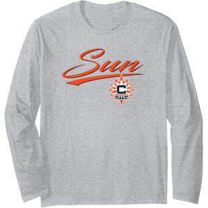 imageWNBA Connecticut Suns Officially Licensed Long Sleeve TShirtHeather Grey