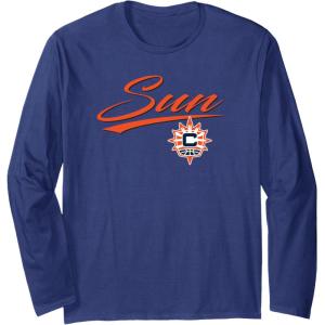 imageWNBA Connecticut Suns Officially Licensed Long Sleeve TShirtNavy Blue