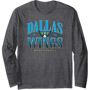 imageWNBA Dallas Wings Courtside Long Sleeve TShirtDark Heather Grey