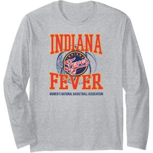 imageWNBA Indiana Fever Home Court Long Sleeve TShirtHeather Grey