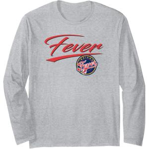 imageWNBA Indiana Fever Officially Licensed Long Sleeve TShirtHeather Grey