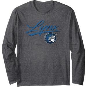 imageWNBA Minnesota Lynx Officially Licensed Long Sleeve TShirtDark Heather Grey