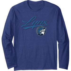 imageWNBA Minnesota Lynx Officially Licensed Long Sleeve TShirtNavy Blue