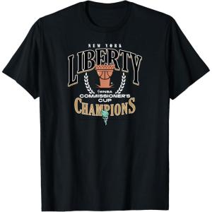 imageWNBA New York Liberty Commissioners Cup 2023 Crown Affair TShirtBlack