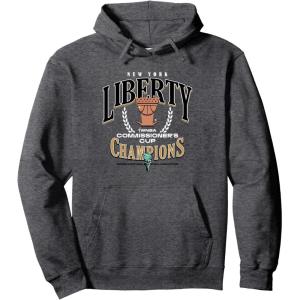 imageWNBA New York Liberty Commissioners Cup Crown Affair Pullover HoodieDark Heather Grey