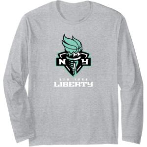 imageWNBA New York Liberty Fan Base Long Sleeve TShirtHeather Grey