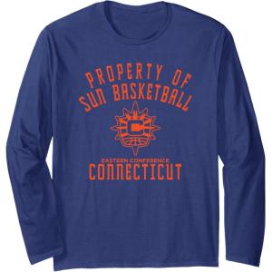 imageWNBA Property Of Connecticut Suns Licensed Long Sleeve TShirtNavy Blue