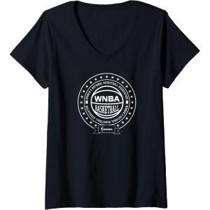 imageWomens WNBA Around the World VNeck TShirtBlack