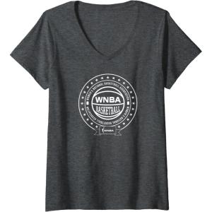 imageWomens WNBA Around the World VNeck TShirtDark Heather Grey