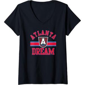 imageWomens WNBA Atlanta Dream Downtown VNeck TShirtBlack
