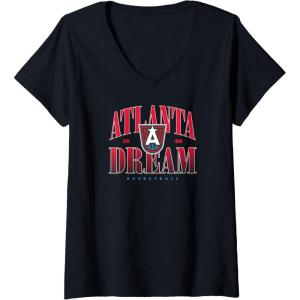 imageWomens WNBA Atlanta Dream VNeck TShirtBlack