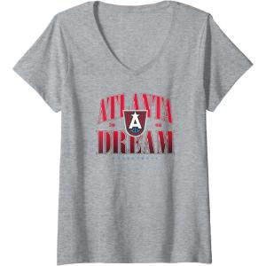 imageWomens WNBA Atlanta Dream VNeck TShirtHeather Grey