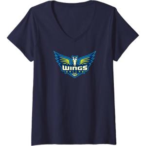 imageWomens WNBA Dallas Wings Fan Base VNeck TShirtNavy Blue