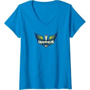 imageWomens WNBA Dallas Wings Fan Base VNeck TShirtSapphire Blue