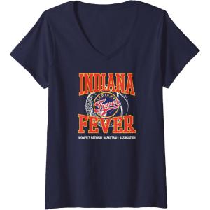 imageWomens WNBA Indiana Fever Home Court Midtown VNeck TShirtNavy Blue