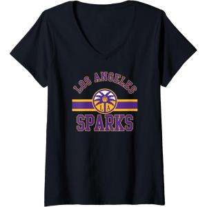 imageWomens WNBA Los Angeles Sparks Downtown VNeck TShirtBlack