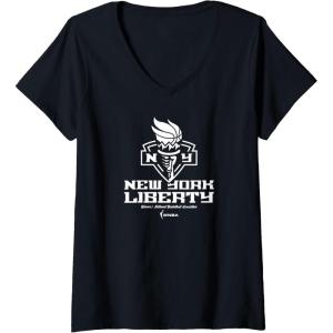 imageWomens WNBA New York Liberty Carry the Torch VNeck TShirtBlack