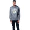 imageUltra Game NFL Mens Soft Fleece Hoodie Pullover Sweatshirt With Zipper PocketsCharcoal Heather