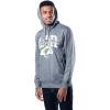 imageUltra Game NFL Mens Soft Fleece Hoodie Pullover Sweatshirt With Zipper PocketsCharcoal Heather