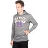 imageUltra Game NFL Mens Soft Fleece Hoodie Pullover Sweatshirt With Zipper PocketsCharcoal Heather