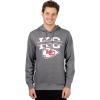 imageUltra Game NFL Mens Soft Fleece Hoodie Pullover Sweatshirt With Zipper PocketsCharcoal Heather
