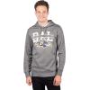 imageUltra Game NFL Mens Soft Fleece Hoodie Pullover Sweatshirt With Zipper PocketsCharcoal Heather