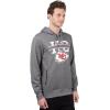 imageUltra Game NFL Mens Soft Fleece Hoodie Pullover Sweatshirt With Zipper PocketsHeather Charcoal