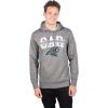 imageUltra Game NFL Mens Soft Fleece Hoodie Pullover Sweatshirt With Zipper PocketsHeather Charcoal