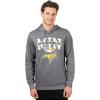 imageUltra Game NFL Mens Soft Fleece Hoodie Pullover Sweatshirt With Zipper PocketsHeather Charcoal