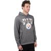 imageUltra Game NFL Mens Soft Fleece Hoodie Pullover Sweatshirt With Zipper PocketsHeather Charcoal