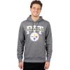 imageUltra Game NFL Mens Soft Fleece Hoodie Pullover Sweatshirt With Zipper PocketsHeather Charcoal