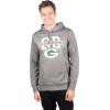 imageUltra Game NFL Mens Soft Fleece Hoodie Pullover Sweatshirt With Zipper PocketsHeather Charcoal