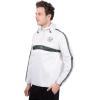 imageUltra Game NFL mens Quarter Zip Pullover Hoodie Packable Windbreaker JacketWhite