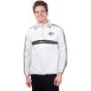 imageUltra Game NFL mens Quarter Zip Pullover Hoodie Packable Windbreaker JacketWhite