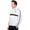 imageUltra Game NFL mens Quarter Zip Pullover Hoodie Packable Windbreaker JacketWhite