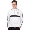 imageUltra Game NFL mens Quarter Zip Pullover Hoodie Packable Windbreaker JacketWhite