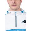 imageUltra Game NFL mens Quarter Zip Pullover Hoodie Packable Windbreaker JacketWhite