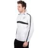 imageUltra Game NFL mens Quarter Zip Pullover Hoodie Packable Windbreaker JacketWhite
