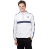 imageUltra Game NFL mens Quarter Zip Pullover Hoodie Packable Windbreaker JacketWhite