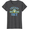 imageWNBA Chicago Sky Downtown TShirtDark Heather Grey