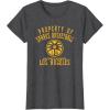 imageWNBA Property Of Los Angeles Sparks Licensed TShirtDark Heather Grey