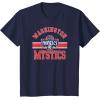 imageWNBA Washington Mystics Downtown TShirtNavy Blue