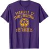 imageWNBA Property Of Los Angeles Sparks Licensed TShirtPurple
