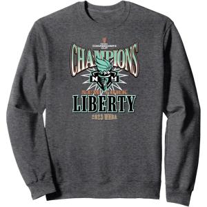 imageNew York Liberty Commissioners Cup Champions Leaderboard SweatshirtDark Heather Grey