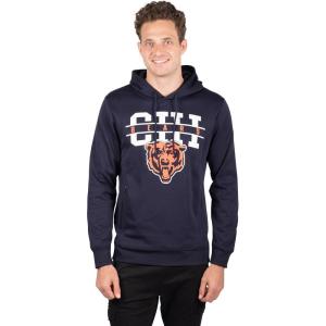 imageUltra Game NFL Mens Soft Fleece Hoodie Pullover Sweatshirt With Zipper PocketsNavy