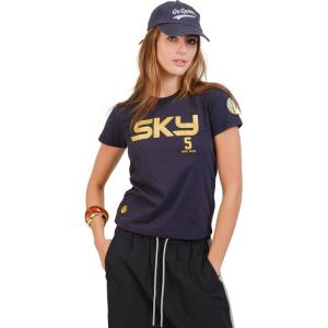 imageUltra Game WNBA Official Womens Super Soft Game Day TShirt Chicago Sky Team Color Small