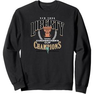 imageWNBA New York Liberty Commissioners Cup 2023 Crown Affair SweatshirtBlack