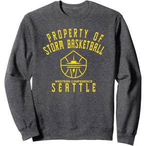 imageWNBA Property Of Seattle Storm Licensed SweatshirtDark Heather Grey